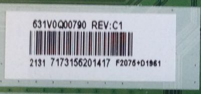 MAIN PARA SMART TV PIONEER 4K RESOLUCION ( 3840x2160 ) UHD / NUMERO DE PARTE 691V0Q00790 / 631V0Q00790 / VTV-L55736 / 7173096401417 / PANEL K500WDCRB-TC350A5 / MODELO PN50951-22U - Imagen 4